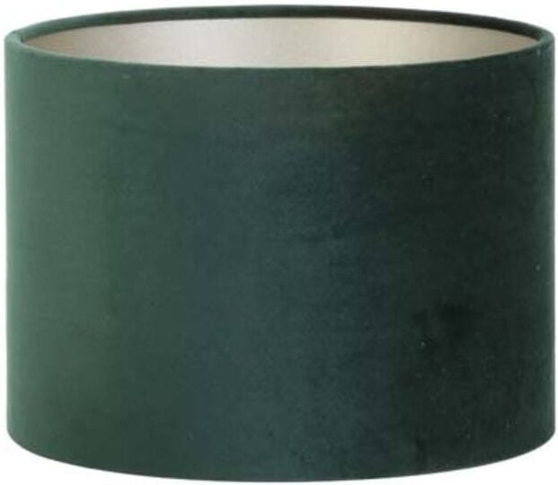 Light & Living - lampenschirm - Velours - grün - textil - Ø 25cm