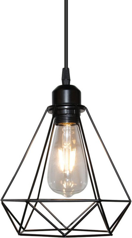 Pendelleuchte Höhenverstellbar e27 Metall Vintage Hängende Deckenleuchte Schwarz für Küche Esszimmer