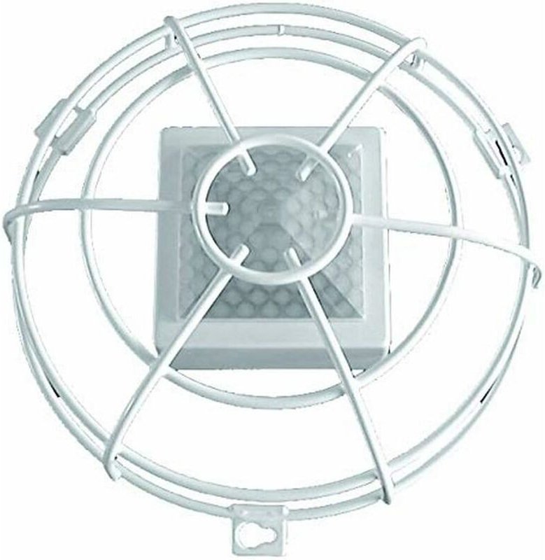 Schutzgitter quicksafe ballschutzkorb für Bewegungsmelder, weiß - Theben