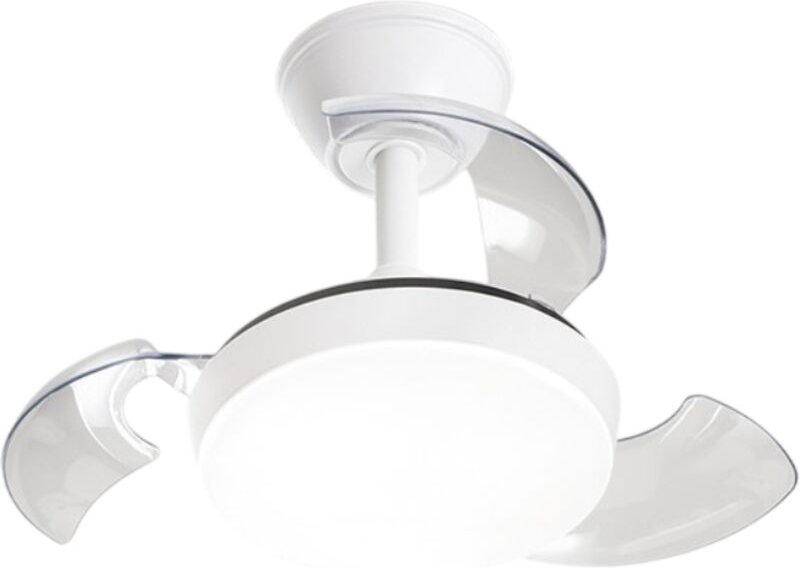 Mini Open Ventilator + aus mattweiß lackiertem Metall 24 w led 7169 b ct DC-Motor