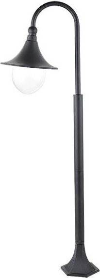 Klassische Wegeleuchte Garten IP44 Schwarz