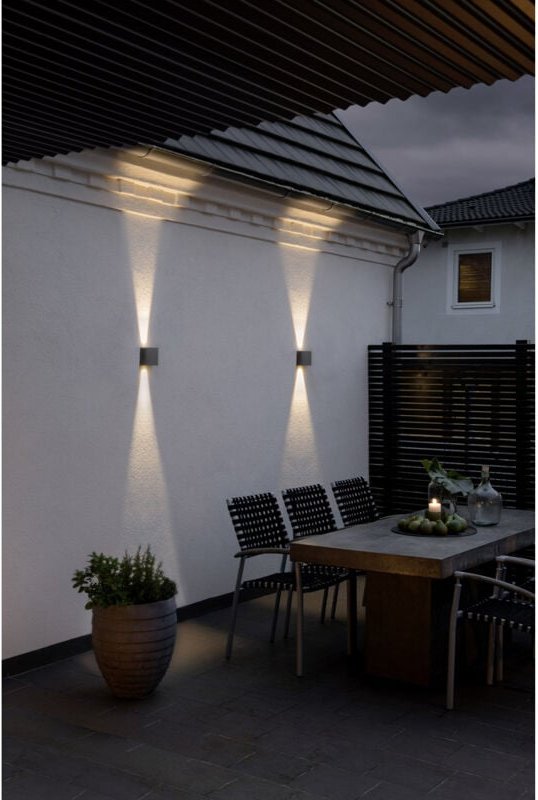 Konstsmide - Chieri 7854-370 LED-Außenwandleuchte eek: g (a - g) 12 w Anthrazit