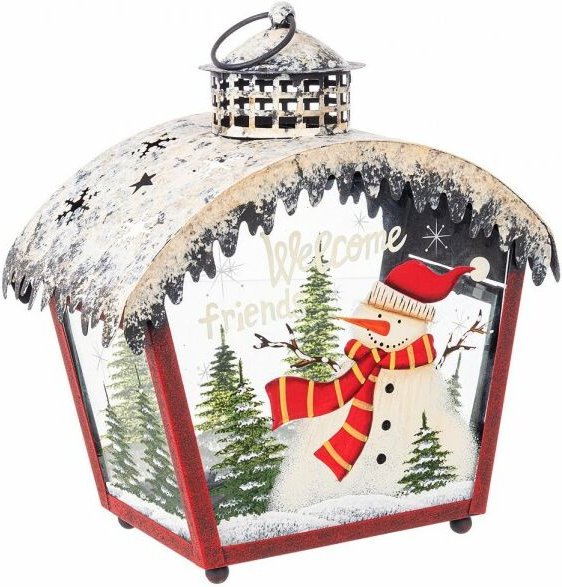 Webmarketpoint - 2x Schneemann Parker C-Laterne H27,5