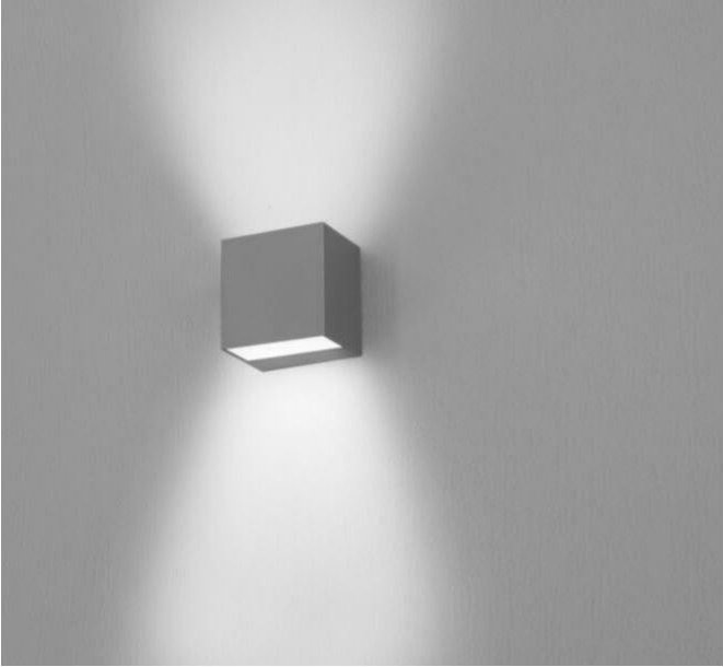 Nobile Illuminazione - applique led bidirektional 2x9w 3000k ip65 antracite ba10/2a/3k/a