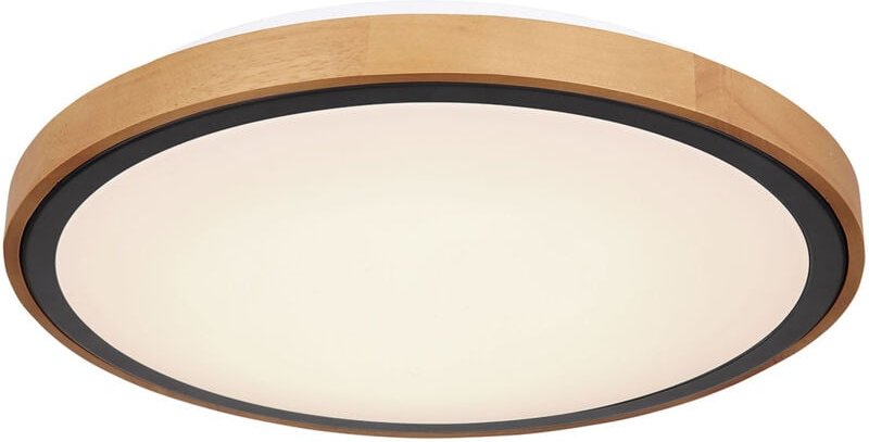 Deckenleuchte - Bruno - schwarz - metall - ø 44cm - led - - Globo