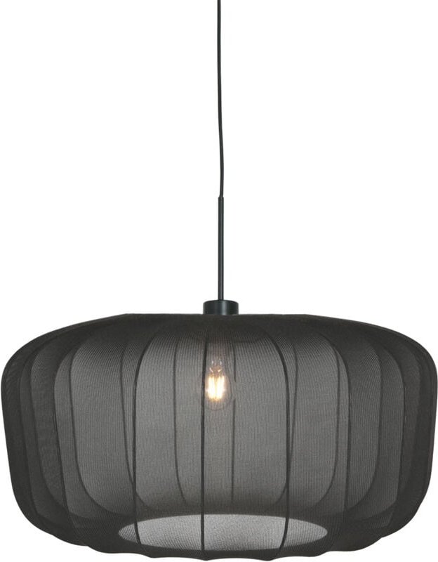 Steinhauer - hängeleuchte - Sparkled Light - schwarz - textil -