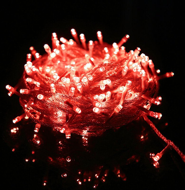 Lichterkette, Karneval, Hochzeit, Außen- und Innengartenbeleuchtung, LED-Märchen-Baumbeleuchtung, festliche Baumbeleucht...