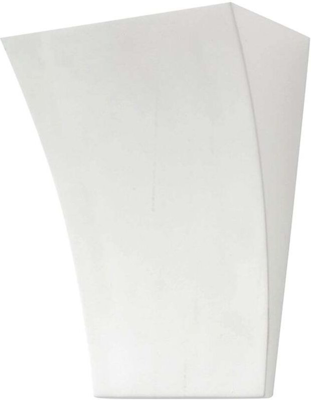 Wandlampe aus weißer Keramik mit minimalistischem Design Tampa