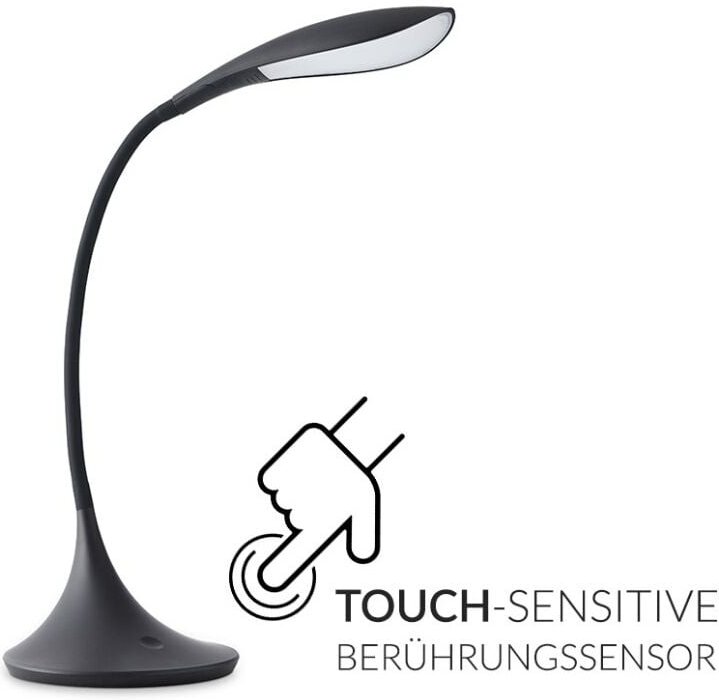 Tifer Tischlampe, Schwarz - Konsimo