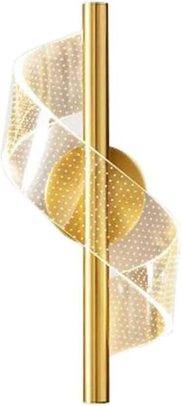 Leichte Luxus-Schlafzimmer-Kopfteil-Wandlampe, Badezimmerspiegel-Frontlampe, dreifarbiges Licht