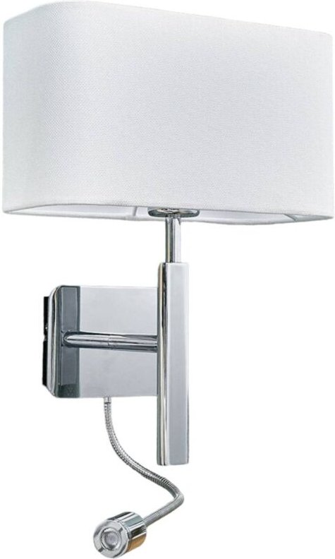 Wandleuchte, Wandlampe Innen 'Jettka' aus Textil für Wohnzimmer & Esszimmer von Lucande