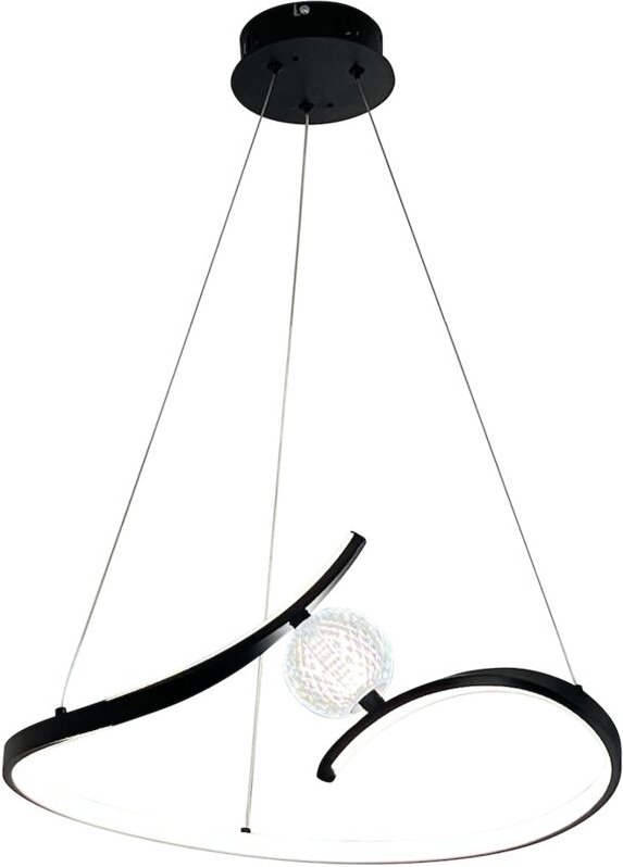 PERLA BLACK 34W LED Hängelampe