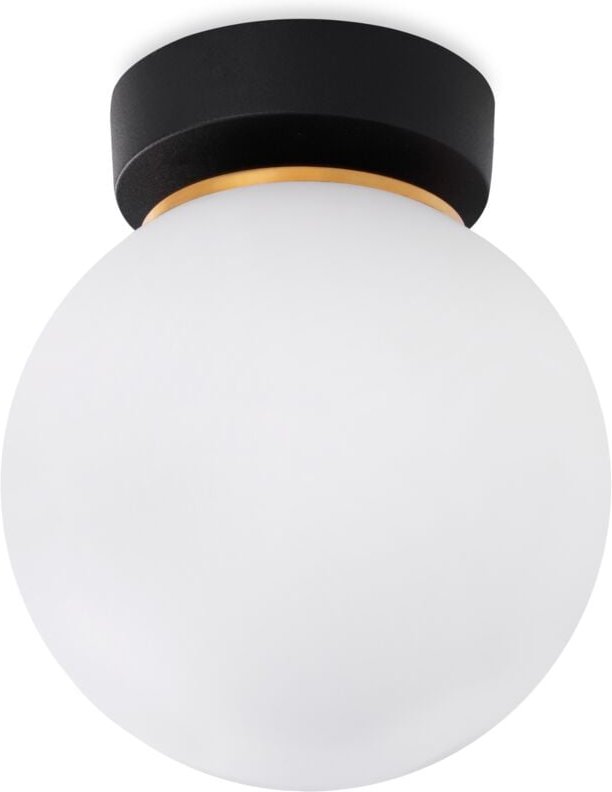 Alta Weisse Deckenleuchte 1 Flach Gold E14