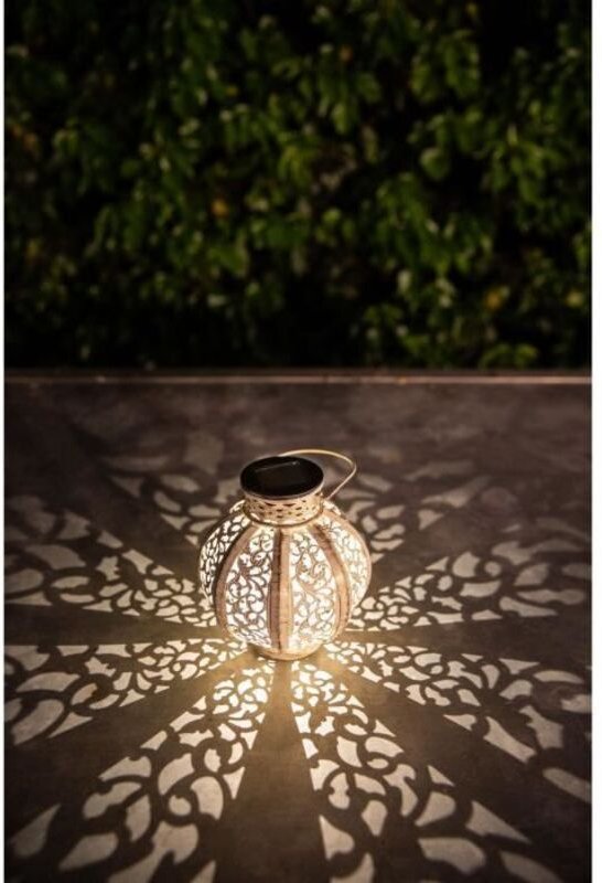 Laterne M Tal Vintage Beige 10 Lumen H17cm - Galix