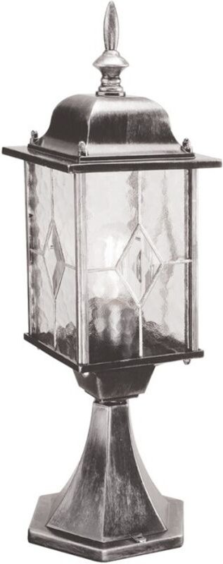 Elstead - Wexford - 1 leichte Außenlaterne Laterne Schwarz Silber IP43, E27