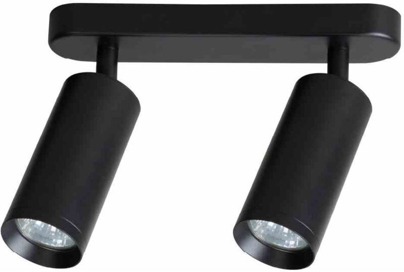 Mica Spot Schwarz 2xGU10 Leuchte