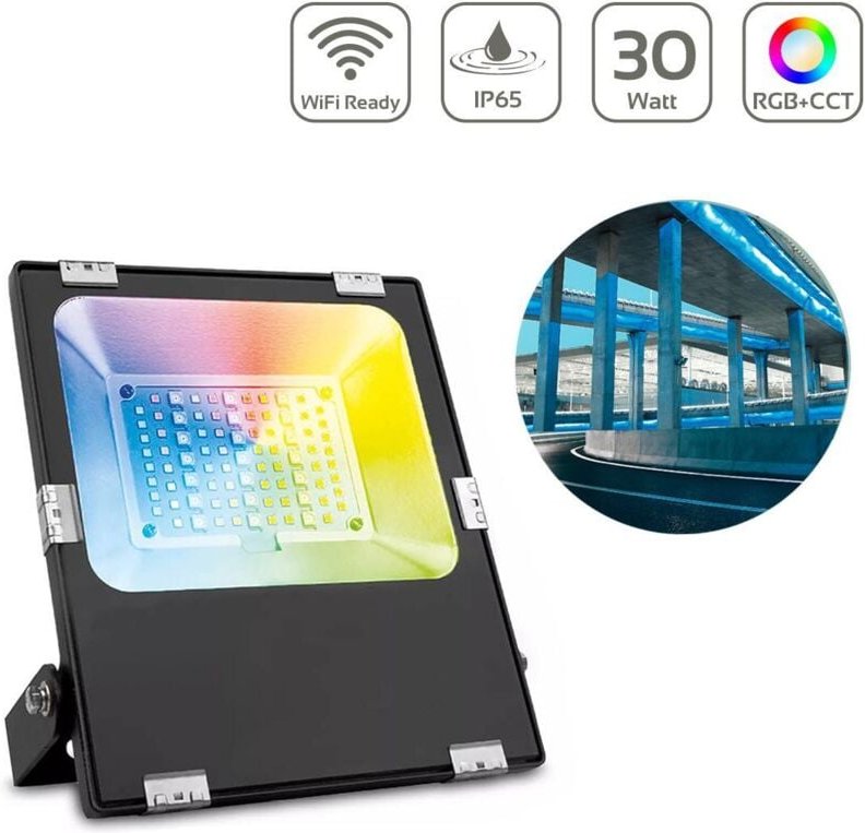 Thumbnail - MiBoxer RGB+CCT LED Außenstrahler WiFi Farbwechsel Fluter - Ausführung: 30W FUTT03
