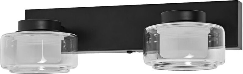 LEDVANCE ORBIS Flame Wand- und Deckenleuchte mit LED, schwarz, 11W, 700lm, 3000/4000K, Farbtemperatur über Wandschalter ...