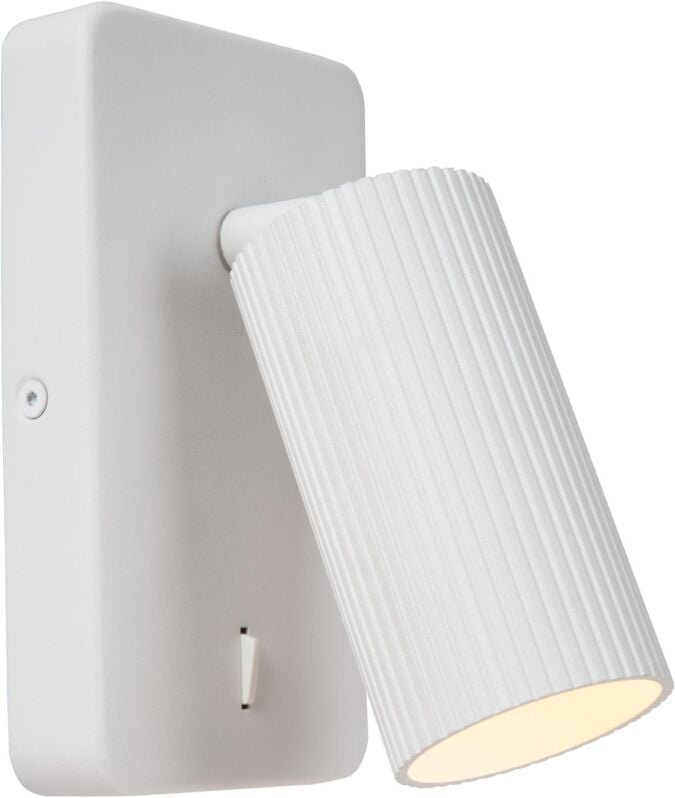 Clubs - Bettlampe / Wandleuchte - 1xGU10 - Weiß - Lucide