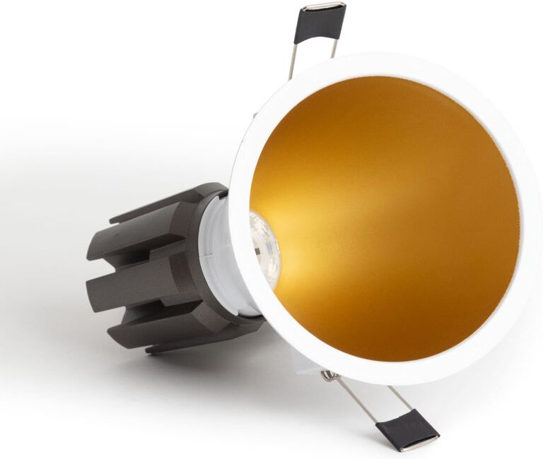 Ledkia - led Downlight Einbaustrahler 9-12W Konisch Neigung 20º Areni Schnitt ø 100 mm