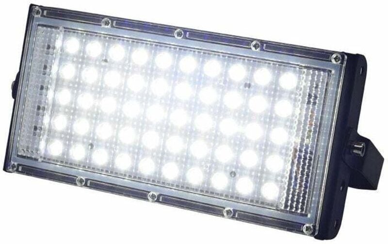 Thumbnail - Superhelles LED-Flutlicht für den Außenbereich (1 Packung, 100 w), wasserdicht, IP66, Tageslichtweiß, für Hof, Garage, S...