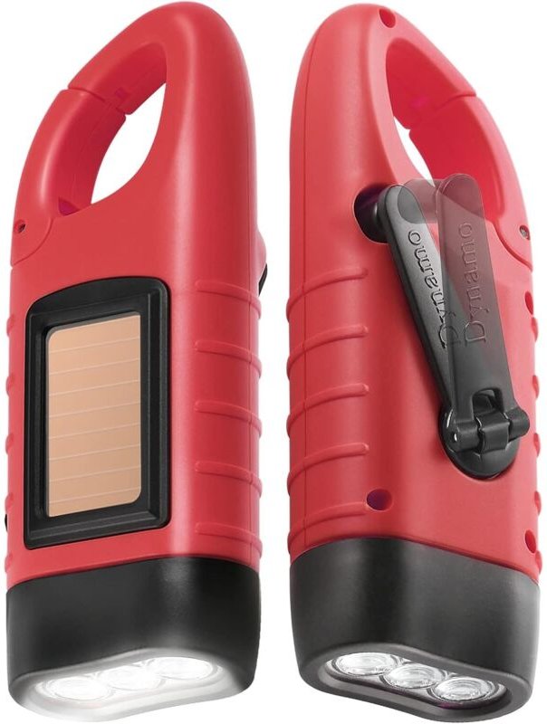 Solar-Taschenlampe, 2er-Pack, Solar-LED-Taschenlampe und Handkurbel, wiederaufladbare Taschenlampe, Outdoor-Aktivitäten,...