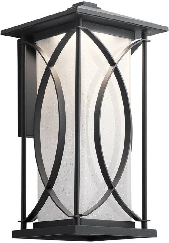 Ashbern Kichler Outdoor 1 Licht Wandlaterne texturiert schwarz IP44