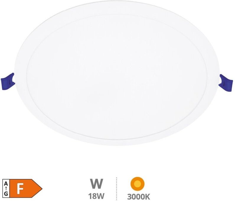 Belur 18W 3000K Weiß Runde LED Einbauleuchte