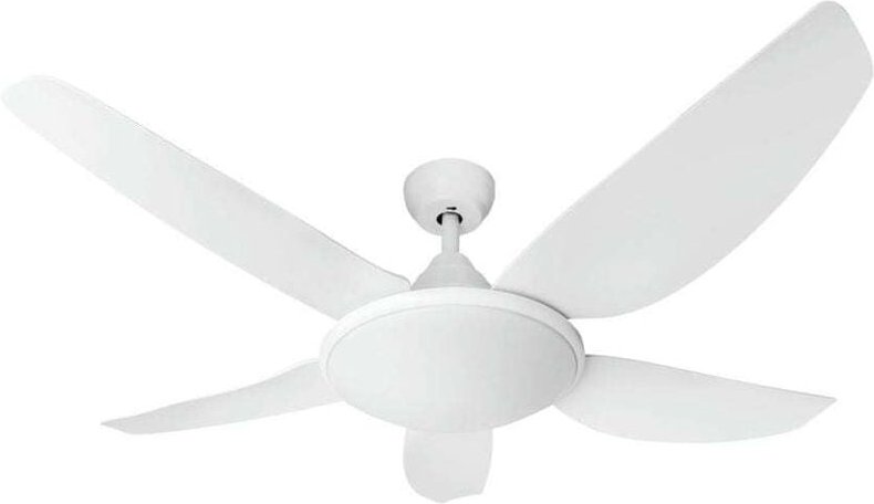 KÜKEN Deckenventilator mit weißem LED-Licht, 65 W