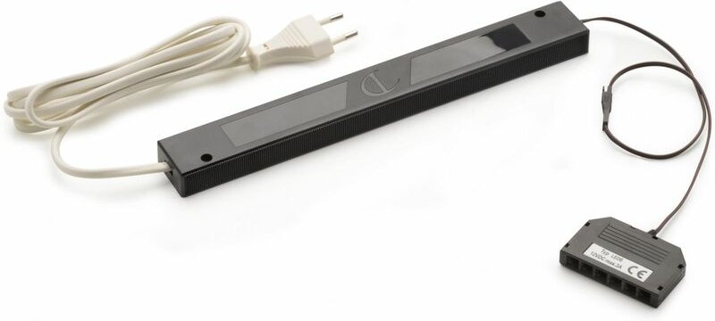 Domus Line led Transformator (Euro-Stecker, 256 x 34 x 16 mm, 12 v, 30W, mit 6-fach Adapter Micro12)