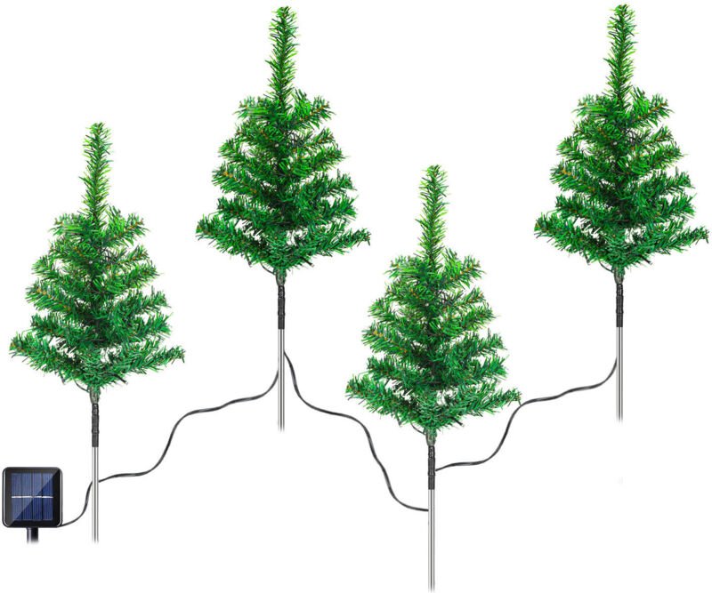 TolleTour Solar Weihnachtsbeleuchtung mit 8 Leuchtmodi 4W Garten Party Nachbildung Weihnachtstag,Party Solaire Extérieur