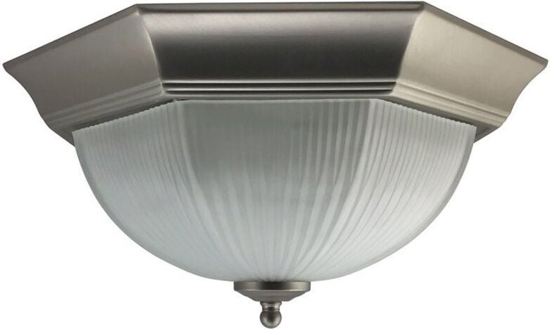 Inspired Einbauleuchte mit Nickel-Finish, 2 x 60 W