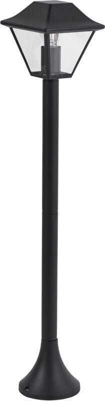 Pollerleuchte Schwarz aus Aluminium 94 cm Außenbeleuchtung Gartenbeleuchtung Wegeleuchte Outdoor Modernes Design für Gar...