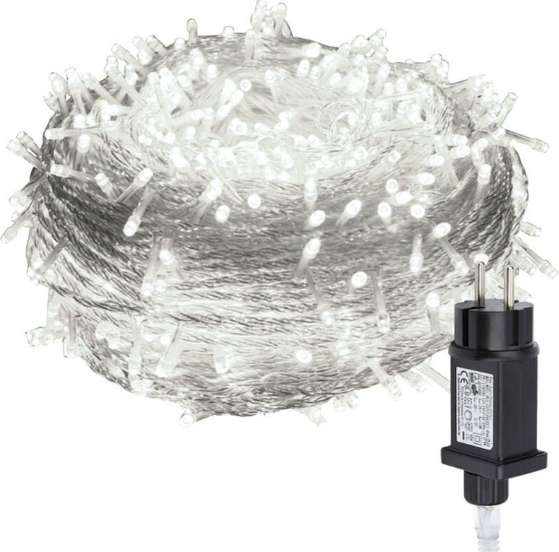 Thumbnail - VINGO 10M 100 Lichterkette LED Lichterkette Kaltweiß 8 Lichtmodi Party Garten Innen Außen Weihnachtsbeleuchtung Deko