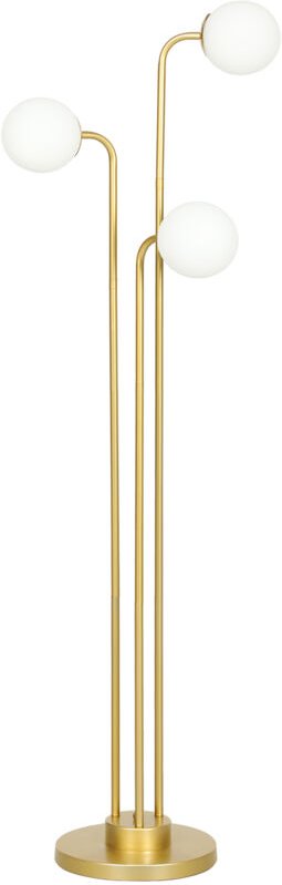 Stehlampe mit drehbaren Lampenschirmen, 120W Leselampe, 1.65 m, Nachttischlampe mit Fußschalter, für Schlafzimmer, Büro ...