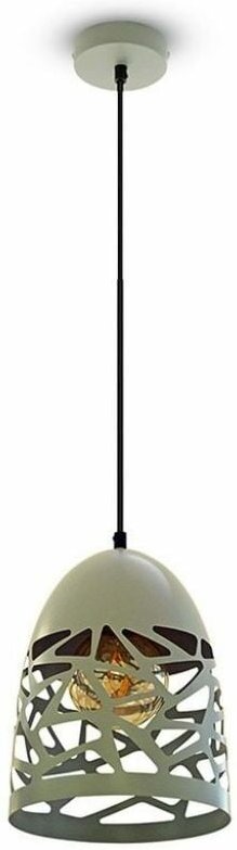 V-TAC LED-Glockenleuchter, satiniertes Metall, E27-Lampenfassung (max. 60 W), mattgrau