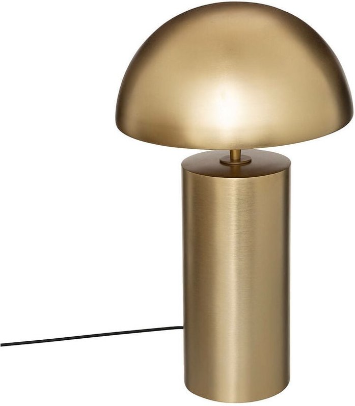 Goldene Tischlampe champi, Pilzform, h. 50 cm