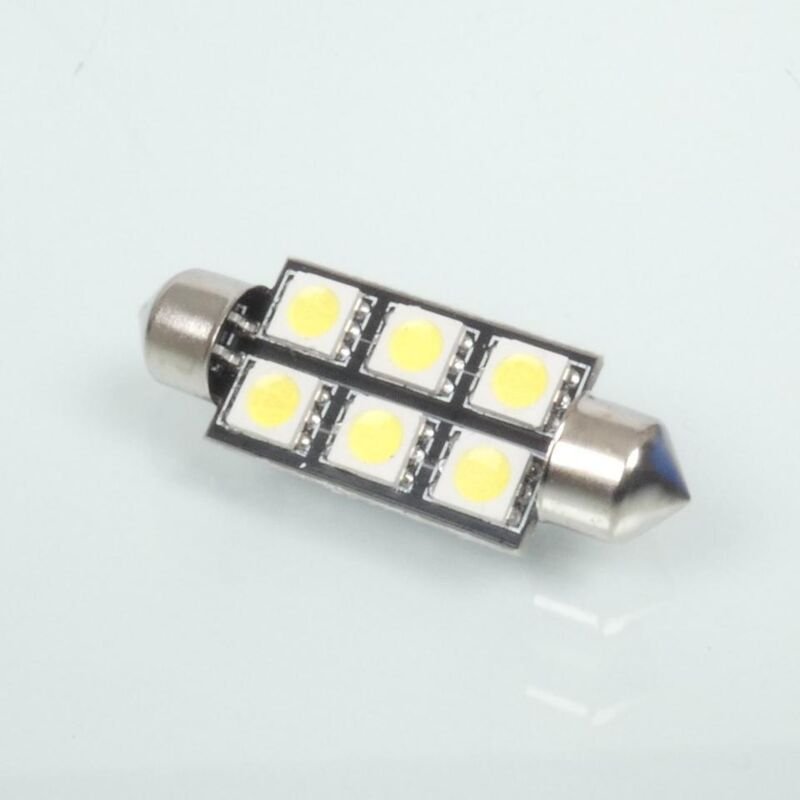 led birne 12v weiß shuttle type c10w 41mm canbus rms für motorrad
