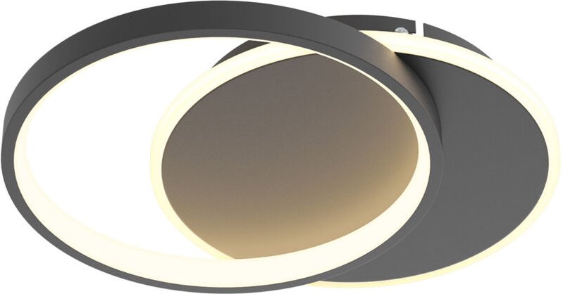 Led Deckenleuchte Dimmbar Deckenleuchte Wohnzimmer mit Fernbedienung Moderne Schlafzimmer Design Flach 2 stück Runden Ri...