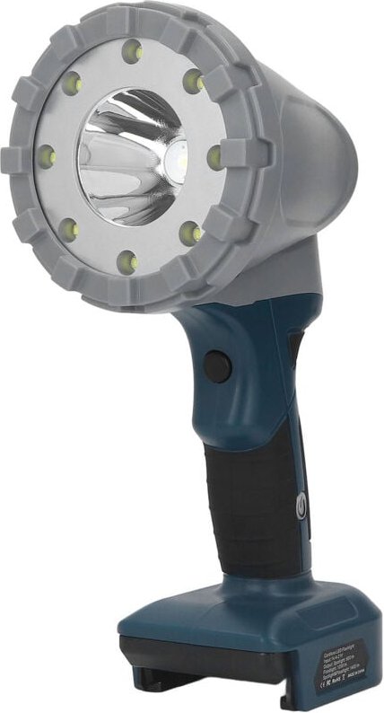 Tragbare Arbeitslampe mit 3 Modi, wiederaufladbare LED-Taschenlampe, kabellose Outdoor-Lampe mit drehbarem Kopf für Camp...