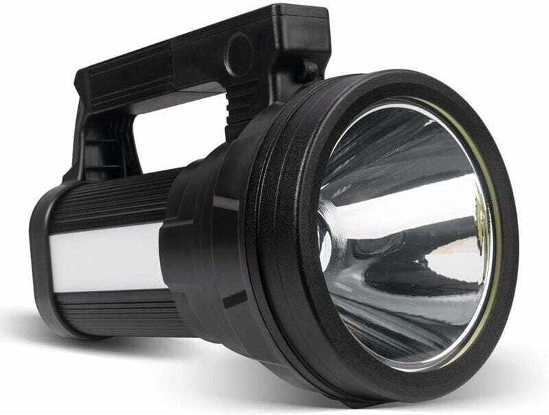 Extrem leistungsstarke LED-Taschenlampe, 20000 mAh / 15000 Lumen / 6 Leuchtmodi / IPX4 wasserdicht, wiederaufladbare LED...