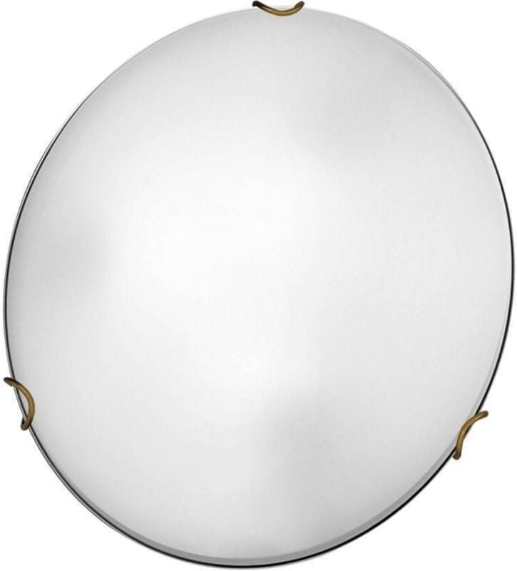 Kolarz MOON - Lifestyle Glas Simple Flush Deckenleuchte Antik Messing, 2x E27