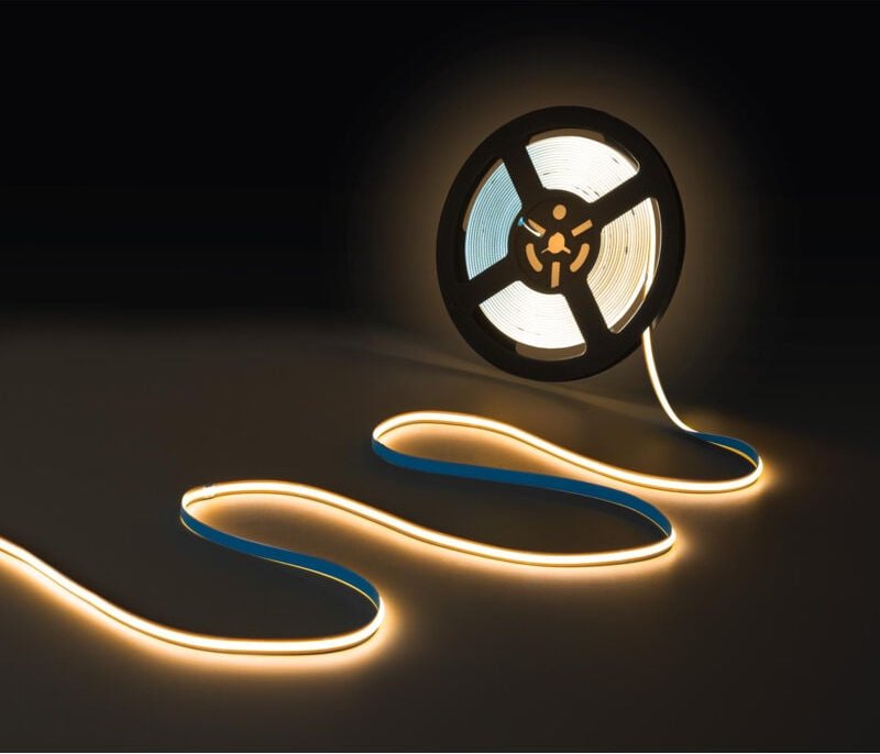 Barcelona Led - Einfarbiger cob LED-Streifen - 24V dc - free cut - 11W/m - 8mm -