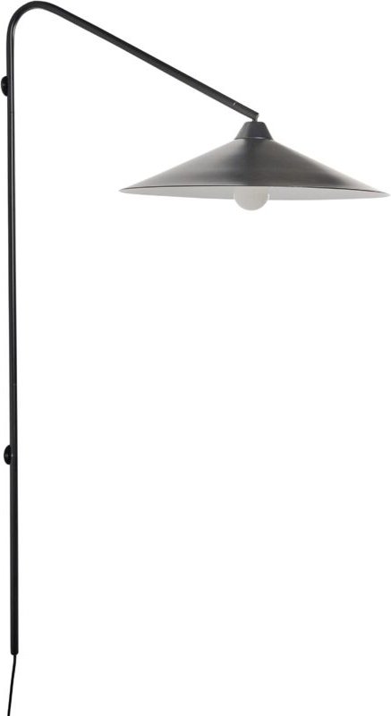 Wandlampe NENTON Metall Schwarz