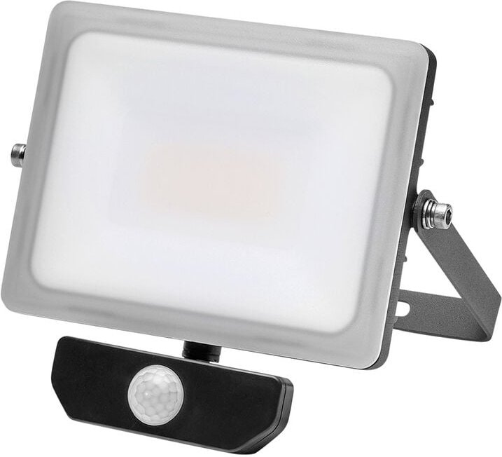 Foco Led Plano 30 Watt. Luz Blanca 4000º k ip 65 2400 Lumenes Con Sensor de Presencia