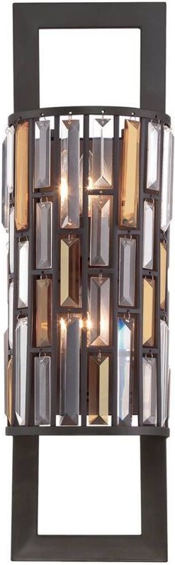 Gemma - 2 Licht Innenwandleuchte Vintage Bronze, E14 - Elstead