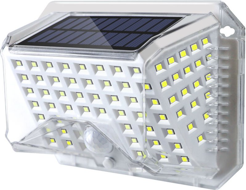 Solar-Außenleuchte mit Bewegungssensor, wasserdichter LED-Strahler mit 3 Beleuchtungsmodi, ideal für Garten, Garage, Car...