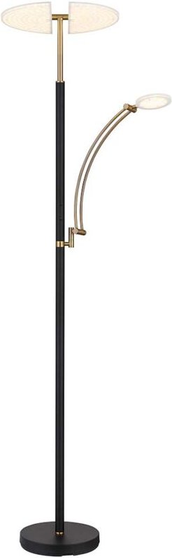 Stehleuchte Deckenfluter Standlampe led Leselampe cct Touch dimmbar schwarz