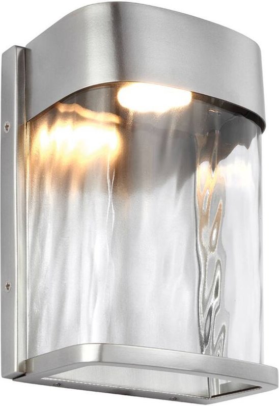 Thumbnail - Elstead - Badezimmerleuchte Wandleuchte Wandlampe led Bad Stahl Alu silber IP44 silber