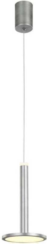 Oliver - Moderner LED-hängender Anhänger Satin Nickel, Warmweiß 3000K 415lm - Italux